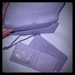 Michael Kors Flap Purse Wallet Wristlet Leather